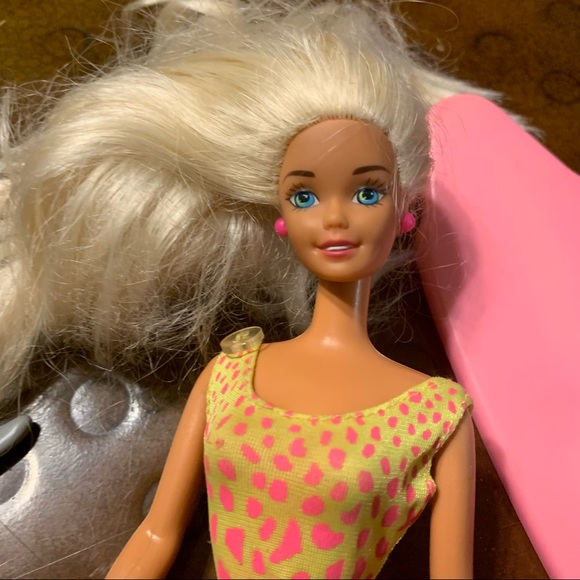 Mattel Vintage 1996 Ocean Friend's Scuba Diver Barbie Doll Baby Keiko - Picture 4 of 8